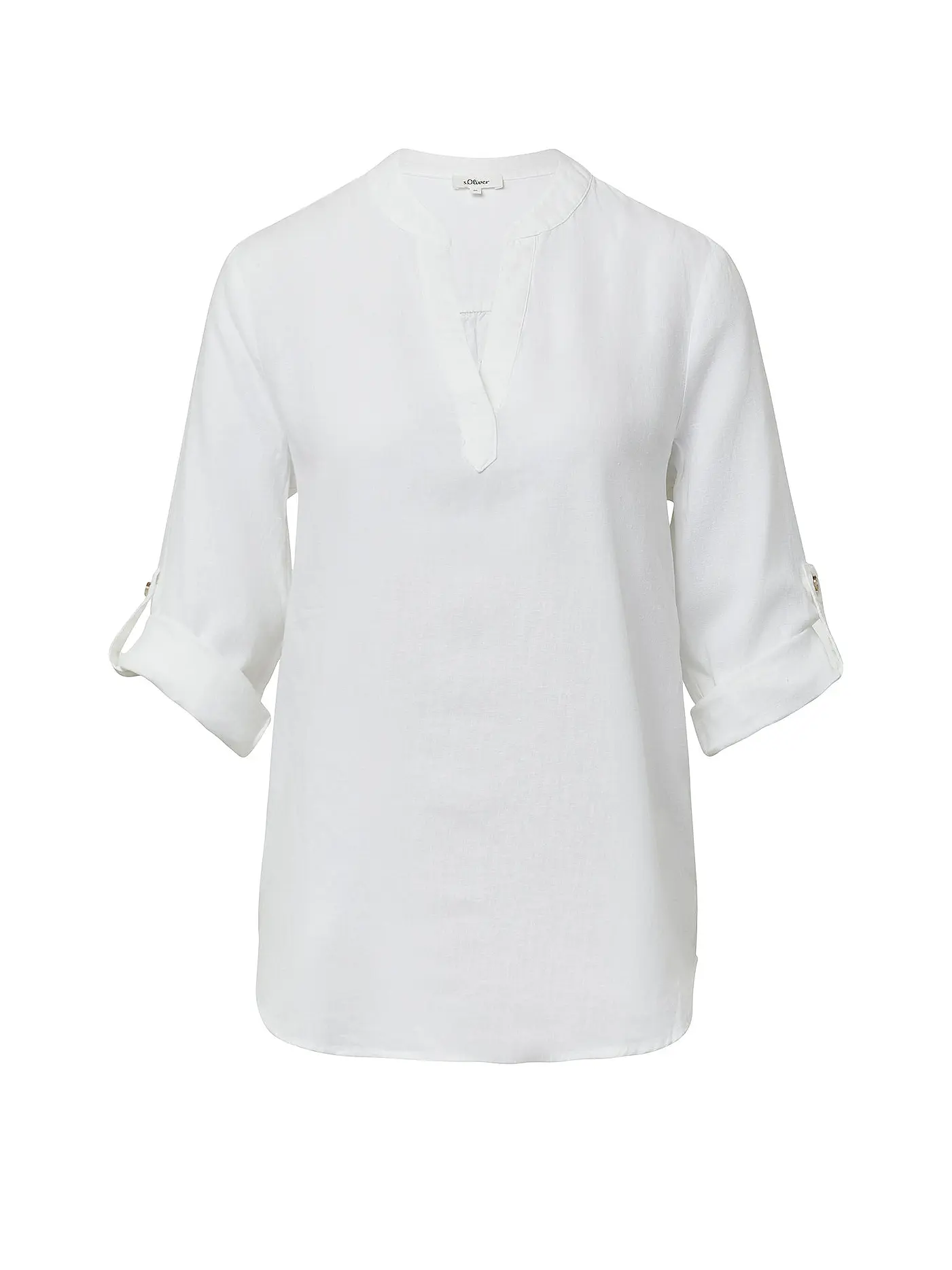 S.OLIVER | Blusenshirt | weiss