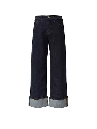 S.OLIVER | Jeans 7/8 Wide Leg | dunkelblau