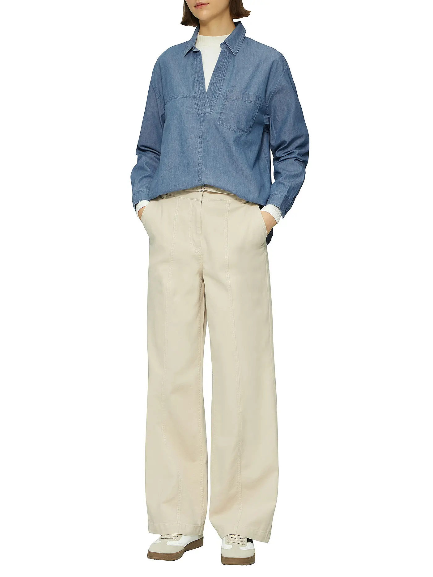 S.OLIVER | Jeansbluse | 