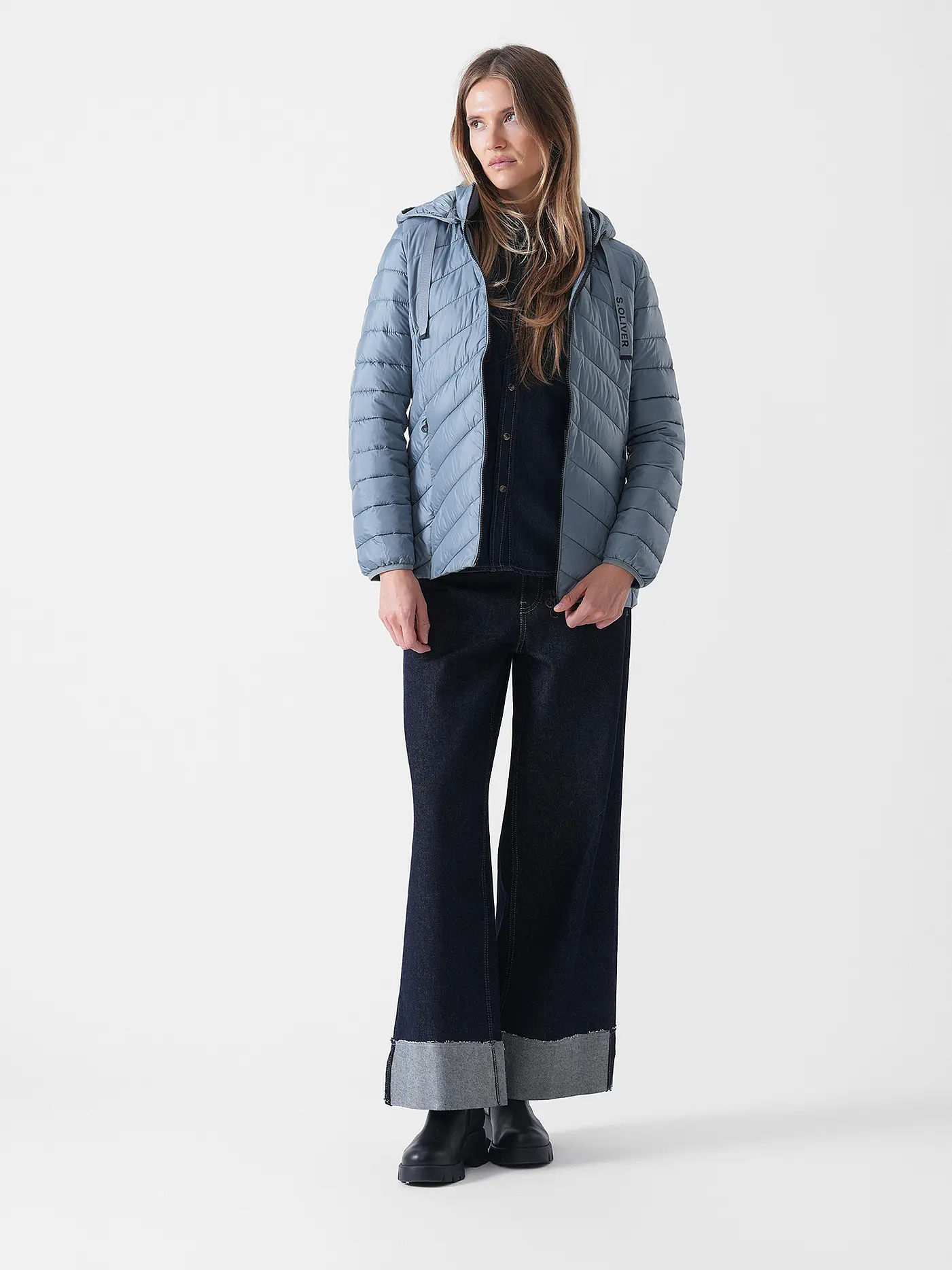 S.OLIVER | Leichtsteppjacke | petrol