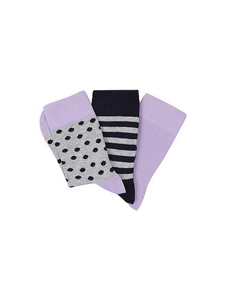 S.OLIVER | Mädchen Socken 3er Pkg lavendula | lila