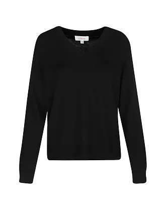 S.OLIVER | Pullover | schwarz