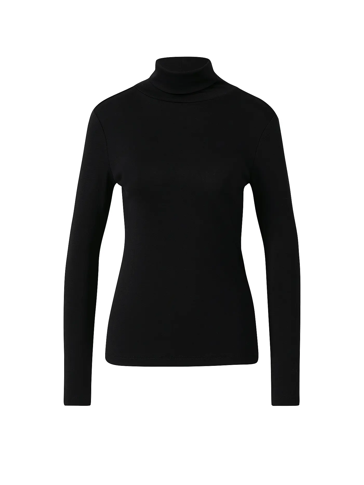 S.OLIVER | Rollkragenpullover | schwarz