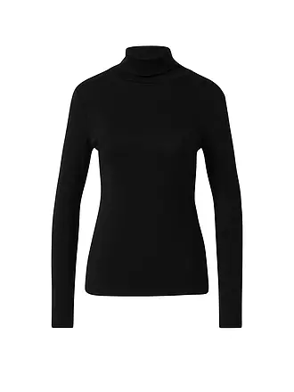 S.OLIVER | Rollkragenpullover | schwarz