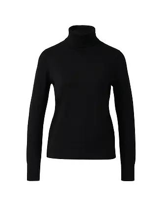 S.OLIVER | Rollkragenpullover | schwarz