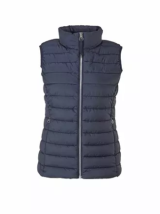 S.OLIVER | Steppgilet | dunkelblau