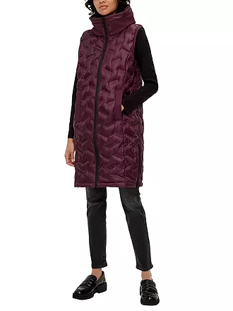 S.OLIVER | Steppgilet | schwarz