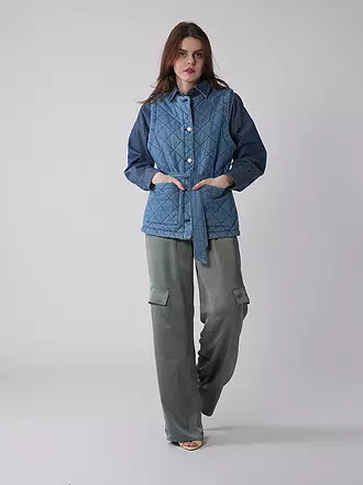 S.OLIVER | Steppgilet | blau