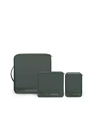 SAMSONITE | Gepäckorganizer Set 3-tlg Black | grün