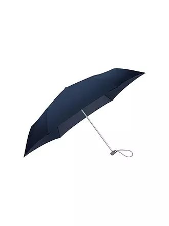 SAMSONITE | Regenschirm - Taschenschirm Rain Pro Manual Flat blue | schwarz