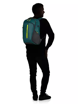 SAMSONITE | Rucksack ECODIVER Medium USB Dark Teal/Lime | petrol