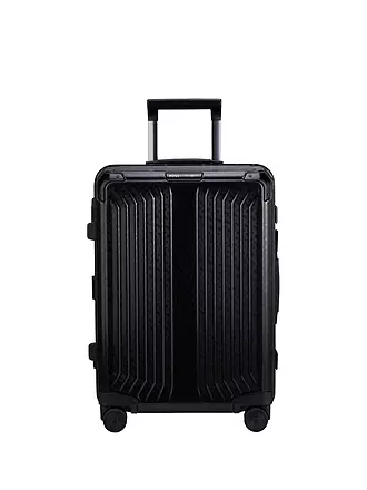 SAMSONITE | Trolley BOSS SPINNER 55cm graphite monogram | schwarz