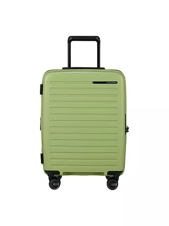 SAMSONITE | Trolley RESTACKED SPINNER 55cm erweiterbar black | hellgrün