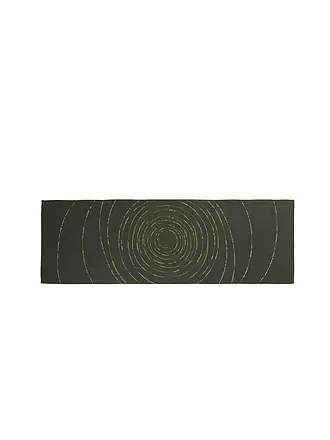 SANDER | Tischläufer CHIMES 50x150cm Hunter Green | camel