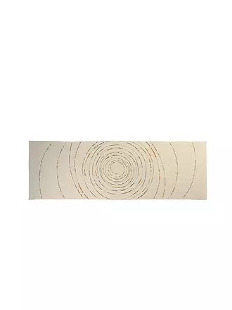 SANDER | Tischläufer CHIMES 50x150cm Moonbeam | dunkelgrün