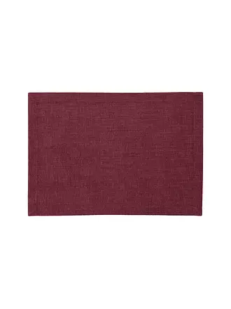 SANDER | Tischläufer KENSINGTON 50x135cm  Marsala | grün