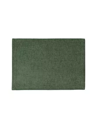 SANDER | Tischläufer KENSINGTON 50x135cm Green | dunkelrot