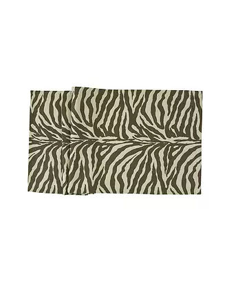 SANDER | Tischläufer KIPO 50x140cm DK Taupe | olive