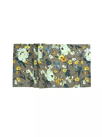 SANDER | Tischläufer LA ROSA 50x140cm DK. Taupe | grau