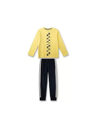 SANETTA | Jungen Pyjama | gelb