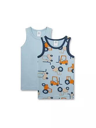 SANETTA | Jungen Top 2er Pkg. blue pale | hellblau