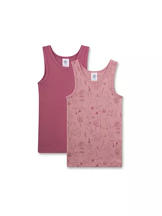 SANETTA | Mädchen Top 2er Pkg. dark rose | rosa