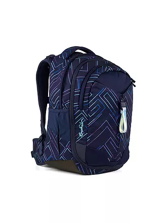 SATCH | Schulrucksack Match Purple Laser | schwarz