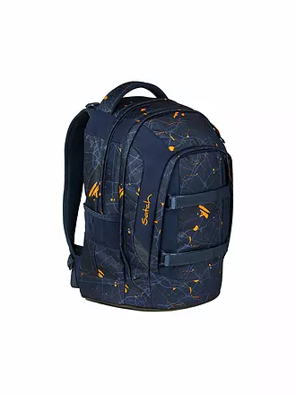 SATCH | Schulrucksack Pack - Blommy Breeze | dunkelblau