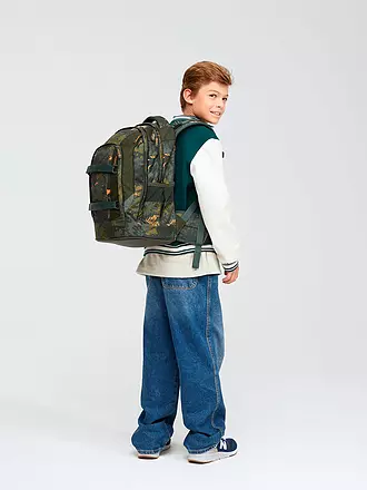 SATCH | Schulrucksack Satch Pack Jurassic Jungle | dunkelblau