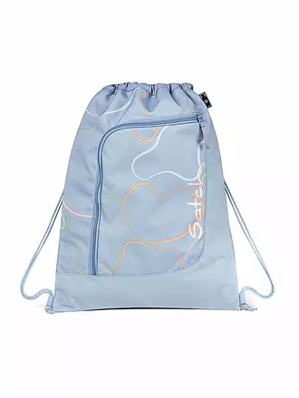 SATCH | Sportbeutel - Gym Bag Ninja Matrix | hellblau