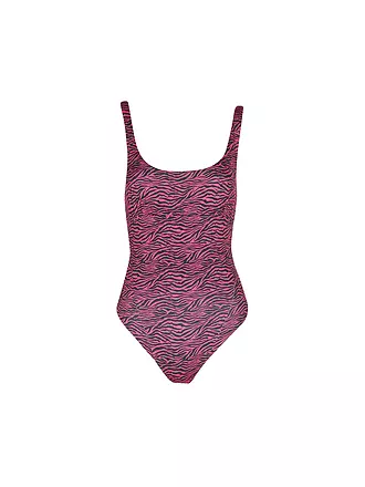 SAVE THE DUCK | Damen Badeanzug ONDINE blue wave | pink