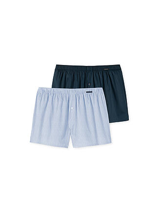 SCHIESSER | Boxershorts 2er Pkg sortiert 2 | blau
