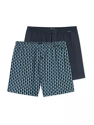 SCHIESSER | Boxershorts 2er Pkg. sortiert 8 | blau