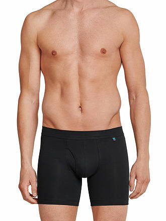 SCHIESSER | Pants Long Life Cotton Schwarz | weiss
