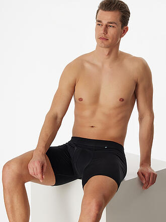 SCHIESSER | Pants Long Life Cotton Schwarz | weiss