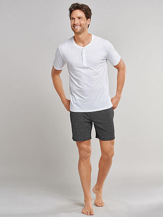 SCHIESSER | Pyjama T-Shirt | weiss