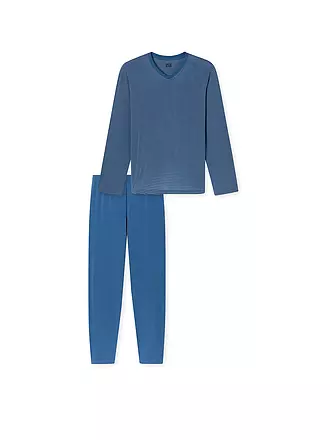 SCHIESSER | Pyjama | blau