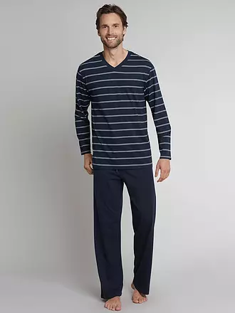 SCHIESSER | Pyjama | blau