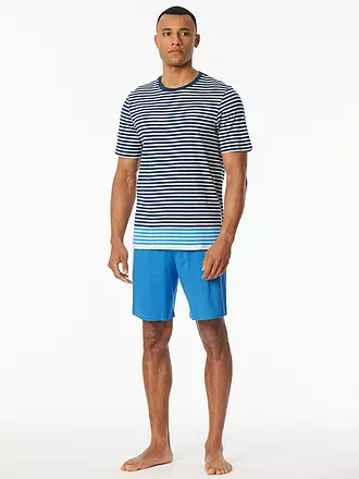 SCHIESSER | Pyjama | blau