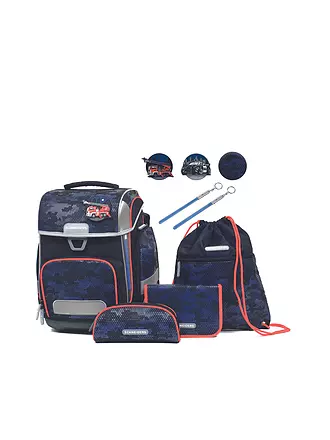 SCHNEIDERS | Schultaschen Set Ergolite 9tlg Dusk Force | dunkelblau