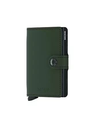 SECRID | Geldbörse - Miniwallet Matte Mini Night Blue | grün