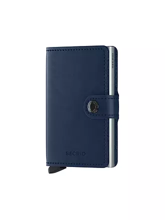 SECRID | Geldbörse - Miniwallet Original Mini Dark Brown | blau