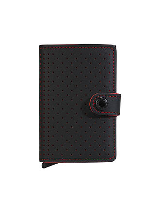 SECRID | Geldbörse - Miniwallet Perforated Mini Black | braun