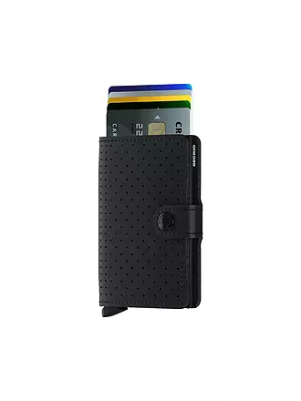 SECRID | Geldbörse - Miniwallet Perforated Mini Black | 