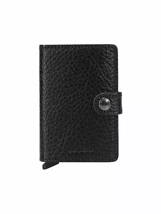 SECRID | Geldbörse - Miniwallet Vegetable Tanned Black/Black | camel