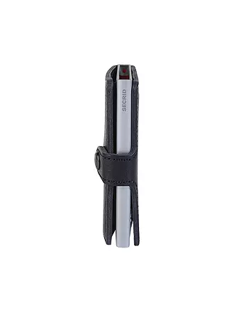 SECRID | Geldbörse - Miniwallet Vegetable Tanned Navy/Silver | schwarz