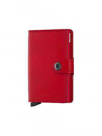 SECRID | Geldbörse - Miniwallet Vintage Mini Brown | rot