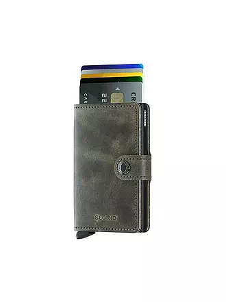 SECRID | Geldbörse - Miniwallet Vintage Mini Grey Black | grün