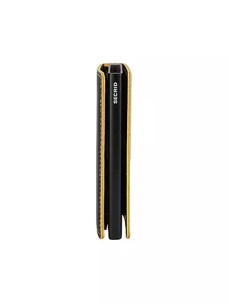 SECRID | Geldbörse - Slimwallet MATTE black & ochre | braun