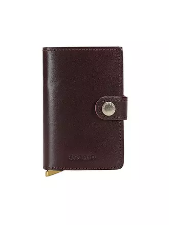 SECRID | Geldbörse PREMIUM MINIWALLET DUSK Bordeaux | 